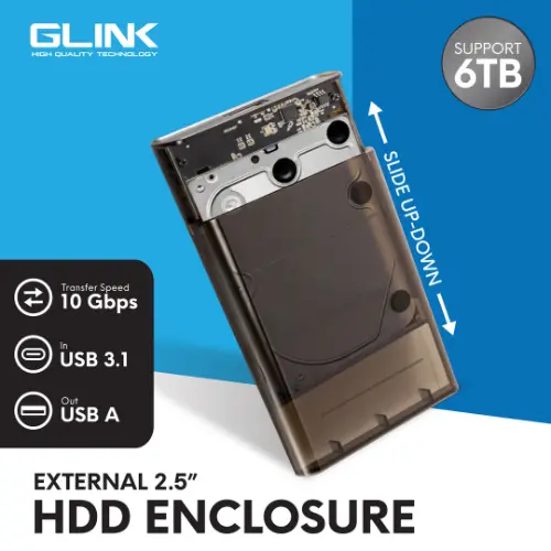 Glink GHD-020 External 2.5" HDD Enclosure